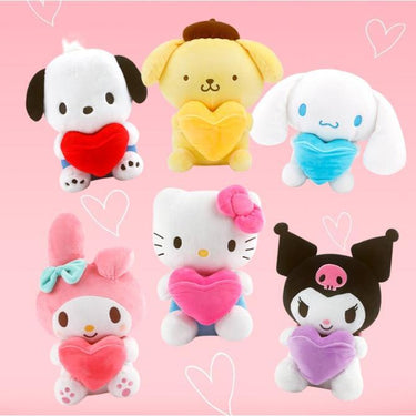 Sanrio Characters with Heart Plush